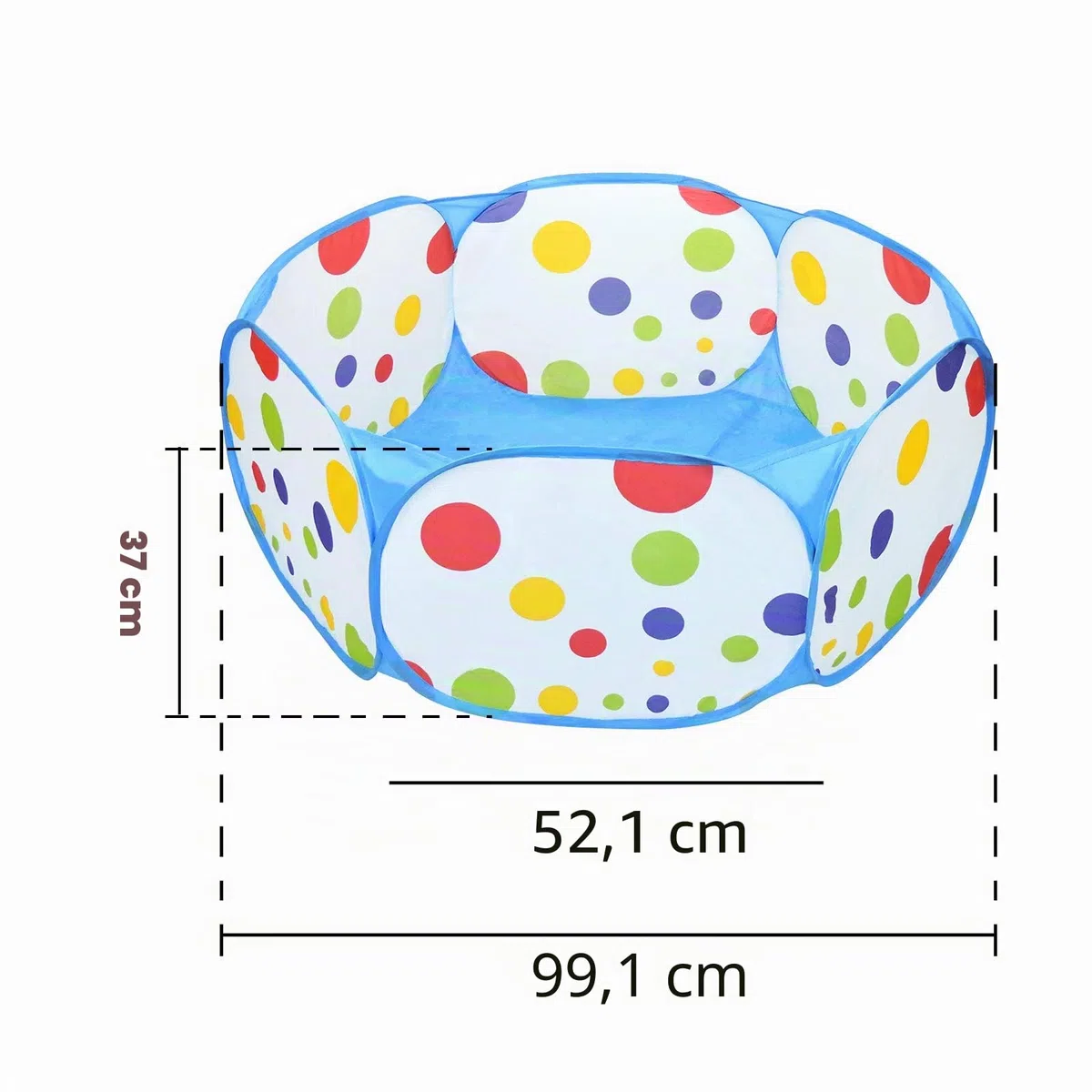 Andiker Valla para animales pequeños, portátil, para hacer ejercicio al aire libre Pop-Up, cercado plegable para cobayas, hámsteres, chinchillas, erizos y conejos (azul)