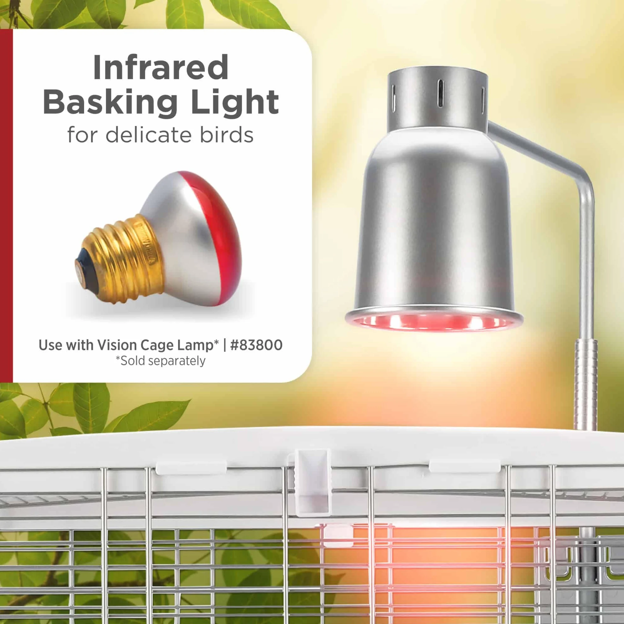 Bombilla infrarroja para pájaros Hari Vision, 25 W