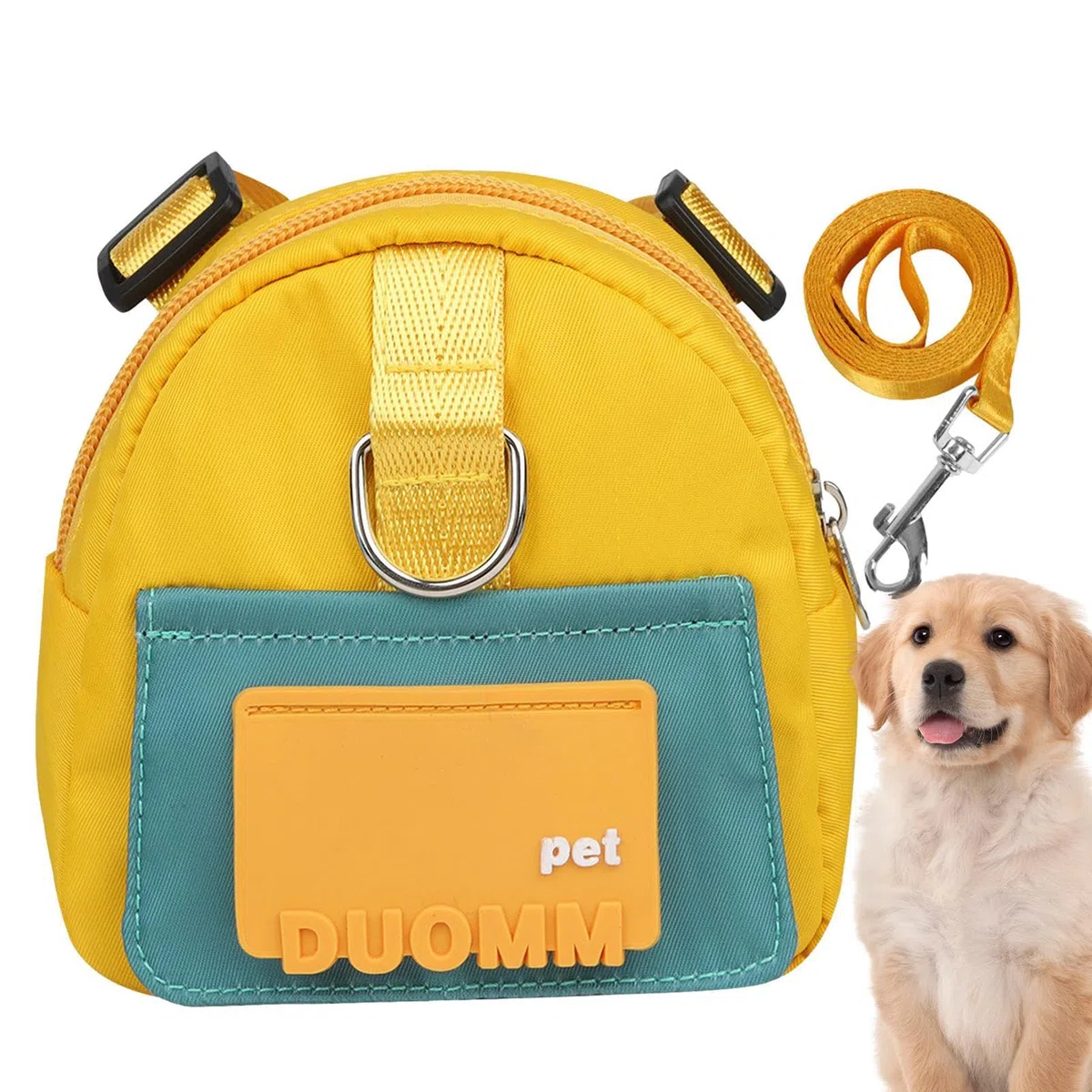 Arnés de alforja para Perros,Sillín para Perros - Bolsa de sillín Arnés para Mascotas Bolsa de golosinas autoportadora - Arnés de la Mochila de la Silla de Montar del Perro