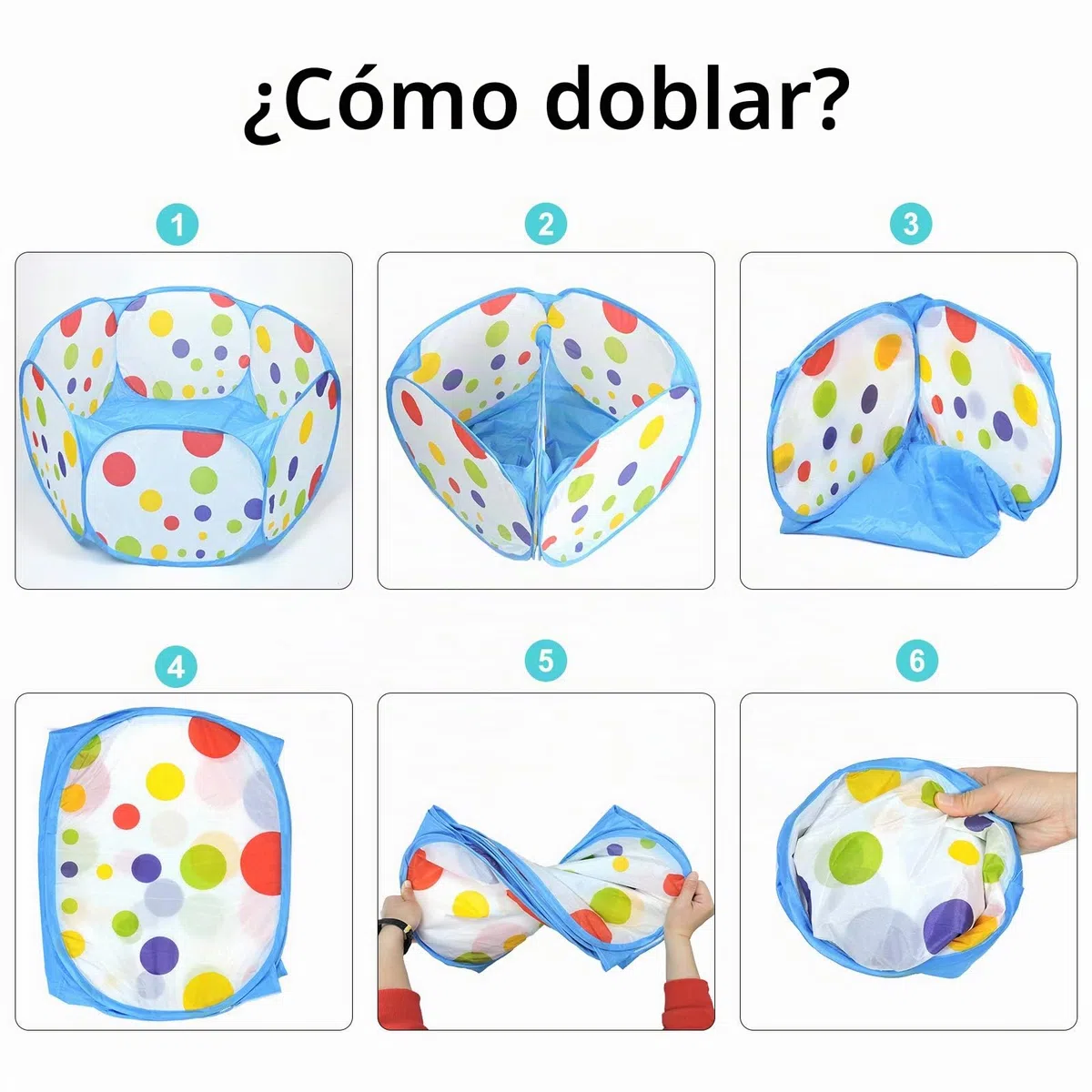 Andiker Valla para animales pequeños, portátil, para hacer ejercicio al aire libre Pop-Up, cercado plegable para cobayas, hámsteres, chinchillas, erizos y conejos (azul)