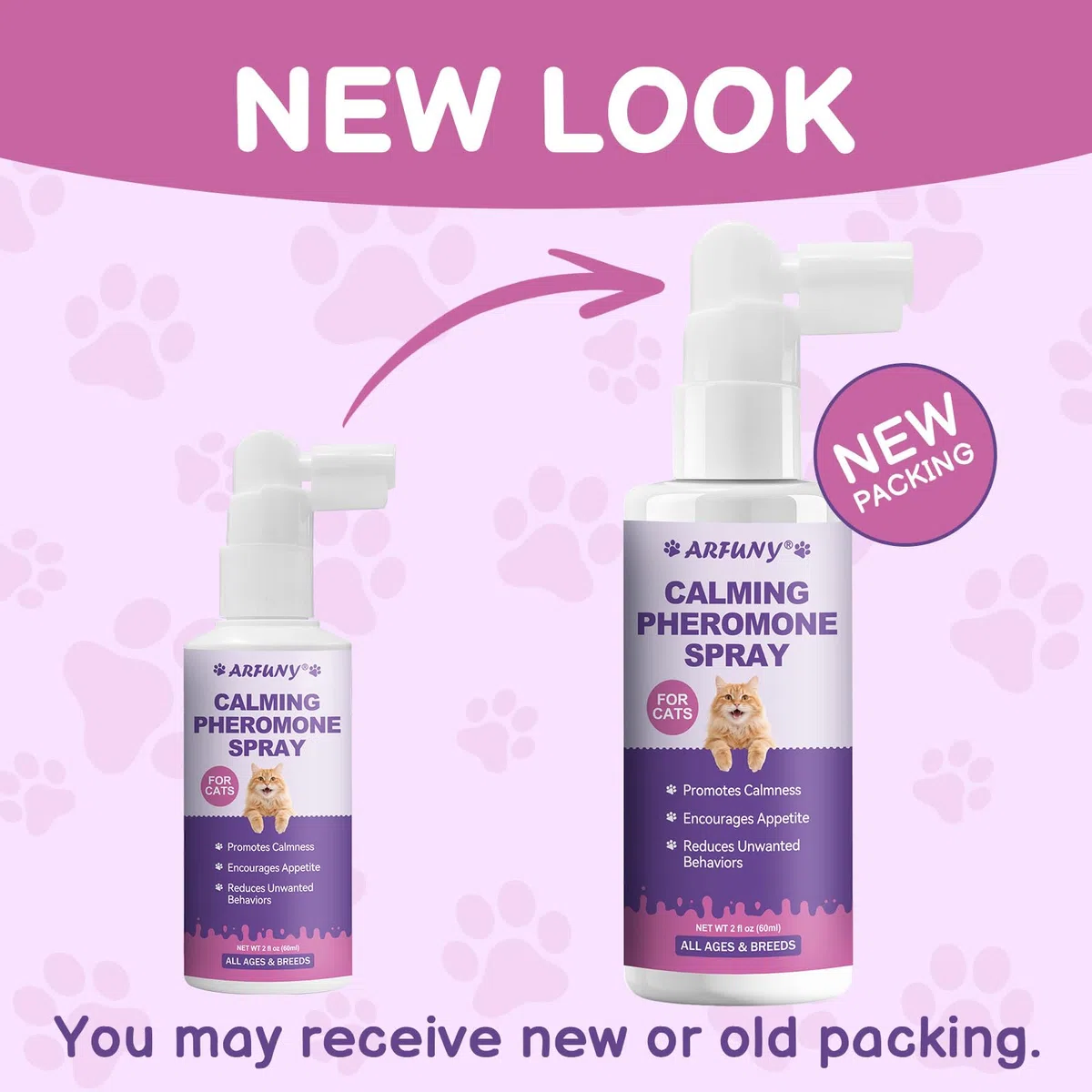 Spray calmante para gatos, ayuda a resolver problemas de comportamiento, estrés, ansiedad, para el hogar, viajes, aseo, con feromonas para gatos e ingredientes naturales