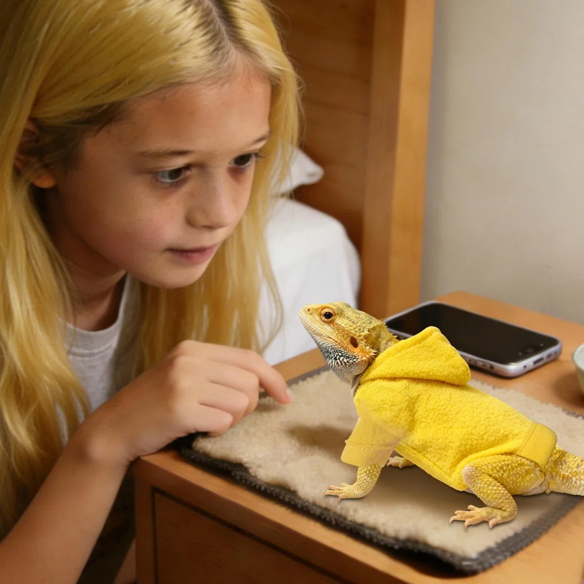Disfraz para Gecko Leopardo | Prendas de Reptil Hechas a Mano,Abrigo Disfraz para Saurios y Lagartos - para Camaleones Geckos Iguanas y Otros Reptiles en Paseos al Aire Libre