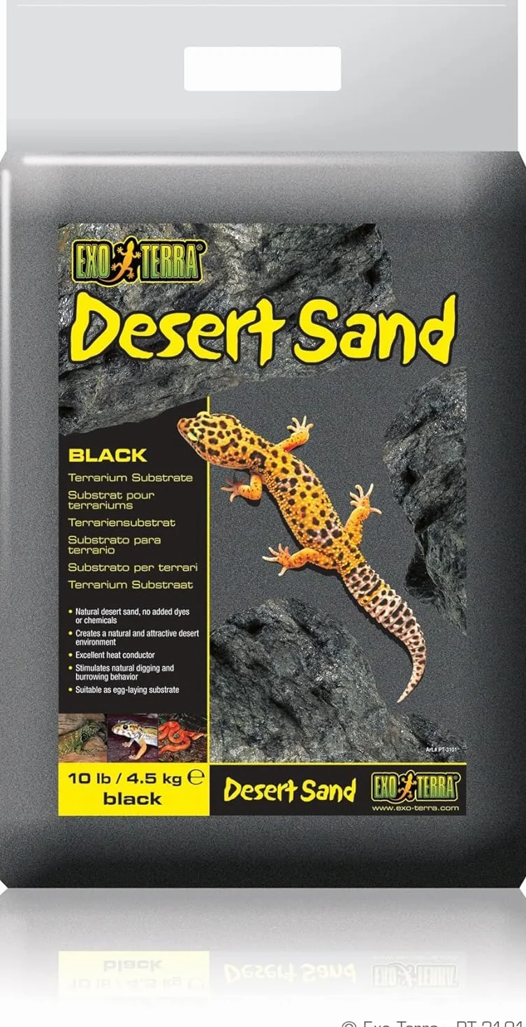 Exo Terra Arena del Desierto, Color Negro - 4,5 kg