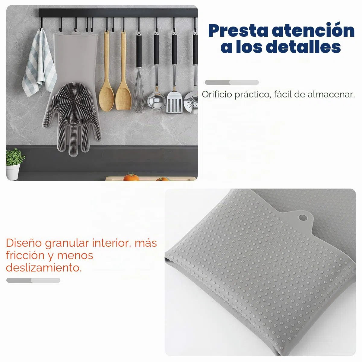 VavoPaw - Guantes de aseo para mascotas suaves y mágicos, guantes de baño para perros y gatos, con piel larga y corta, guantes de champú para baño, color gris