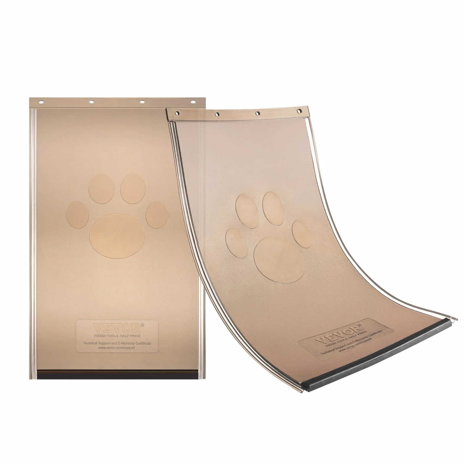 VEVOR Puerta para Mascotas de Repuesto de 209,6 x 311,2 mm, Compatible con Puertas para Mascotas con Solapa, Puerta para Perros de Repuesto de PVC Grueso con Tira Magnética Larga, Tamaño Mediano