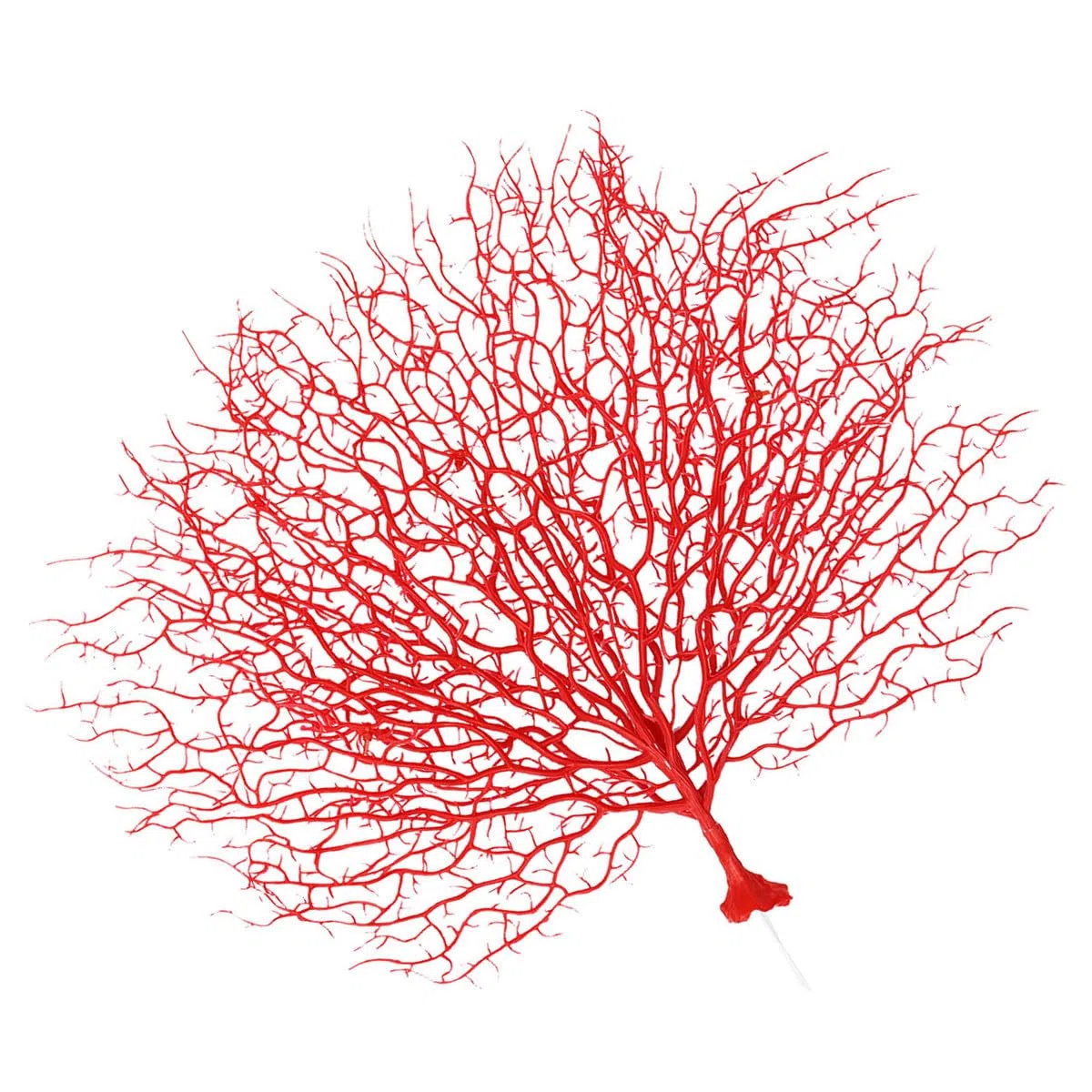 Alipis Adorno de Coral Falso Rojo, Rama de Coral Artificial de Plástico para Decoración de Acuarios y Hogar, Arreglo Decorativo Simulado para Peceras y Proyectos Creativos