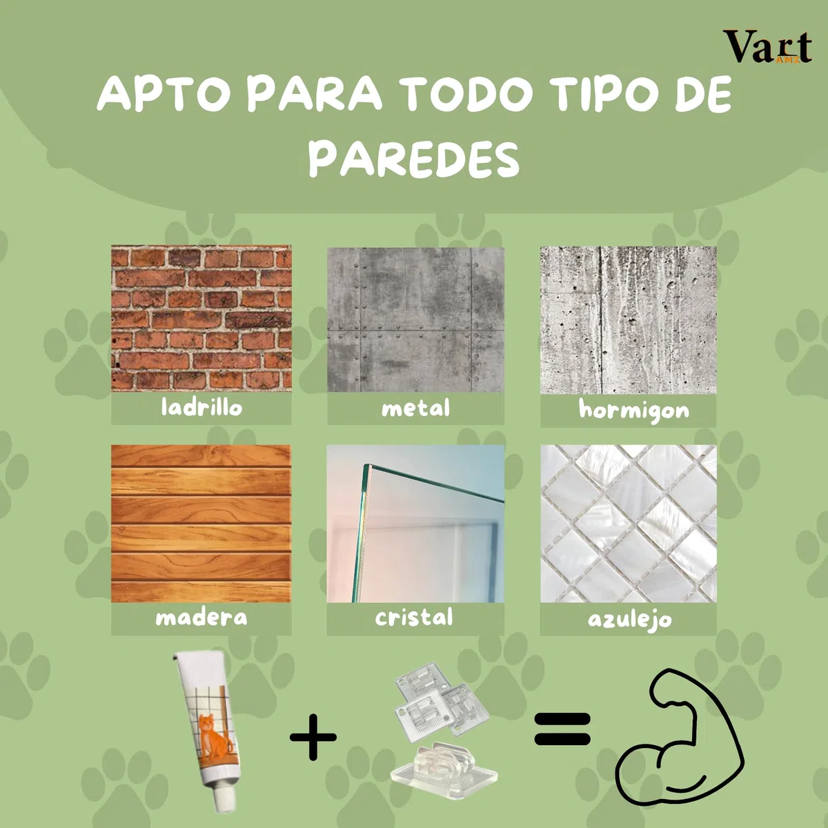 Kit de Fijación sin Taladro para Red Gatos Terraza | Pack 75 Ganchos + 80ml Adhesivo + 75 Bridas | Red para Gatos Terraza | Ganchos Red Gatos Extra Fuertes Anti UV