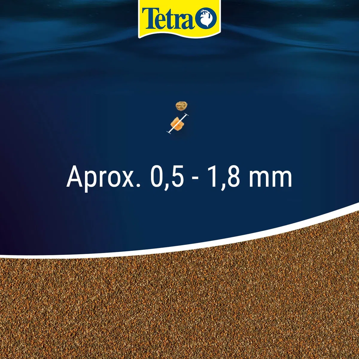 TetraMin Granules - alimento en forma de gránulos para todos los peces ornamentales , mezcla equilibrada para peces sanos y agua clara, lata de 1 l