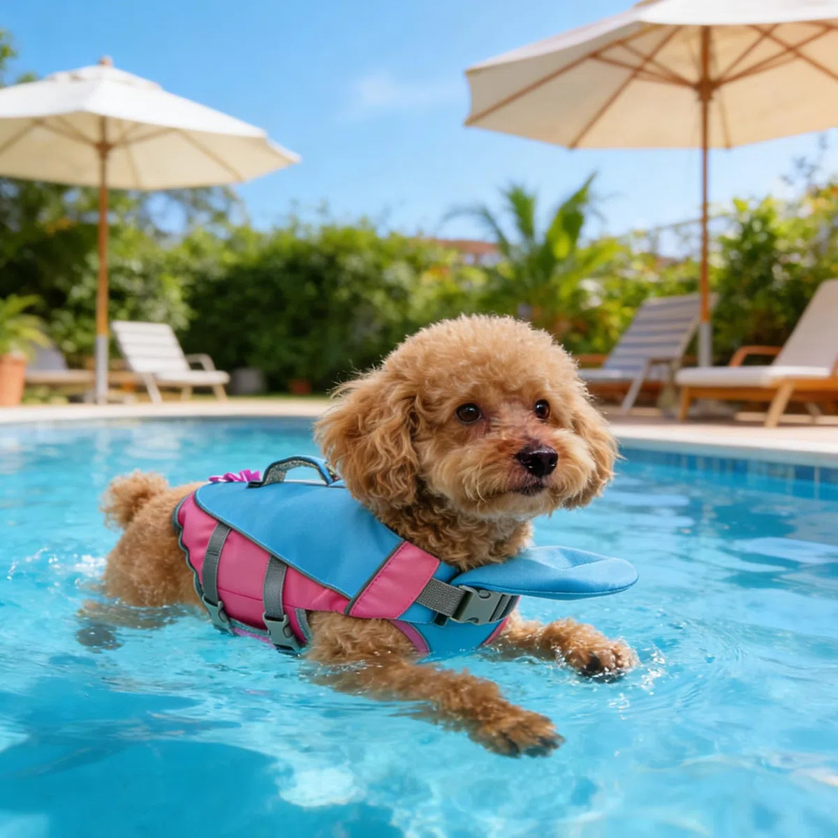 Chaleco Salvavidas para Perros | Ajustable y Desmontable con Reflectante - Chaleco Flotador para Perro en, Piscina, Lago, Río, Playa | para Razas pequeñas Grandes Exteriores Camping Piscina Playa Lag
