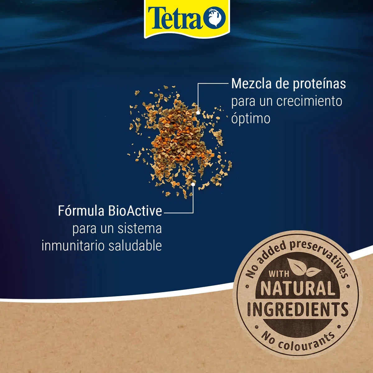 TetraMin Granules - alimento en forma de gránulos para todos los peces ornamentales , mezcla equilibrada para peces sanos y agua clara, lata de 1 l
