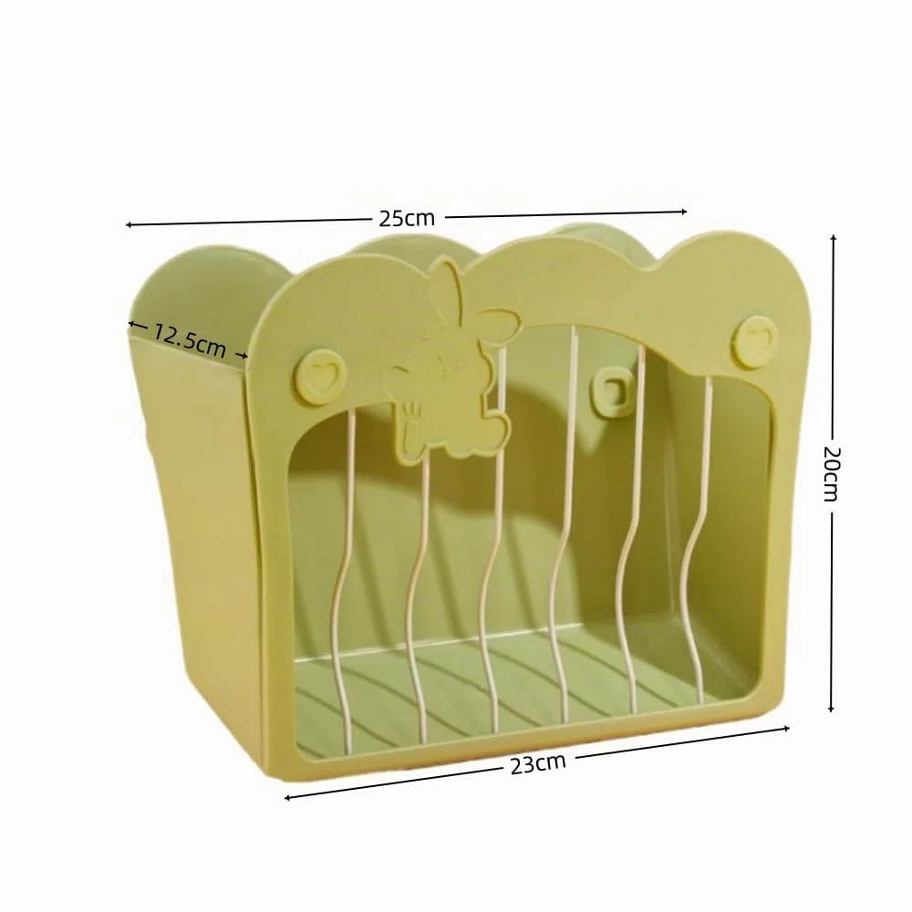 Comedero para conejo, porta heno para colgar para pequeños animales, conejos, conejos enanos, cobayas (verde)