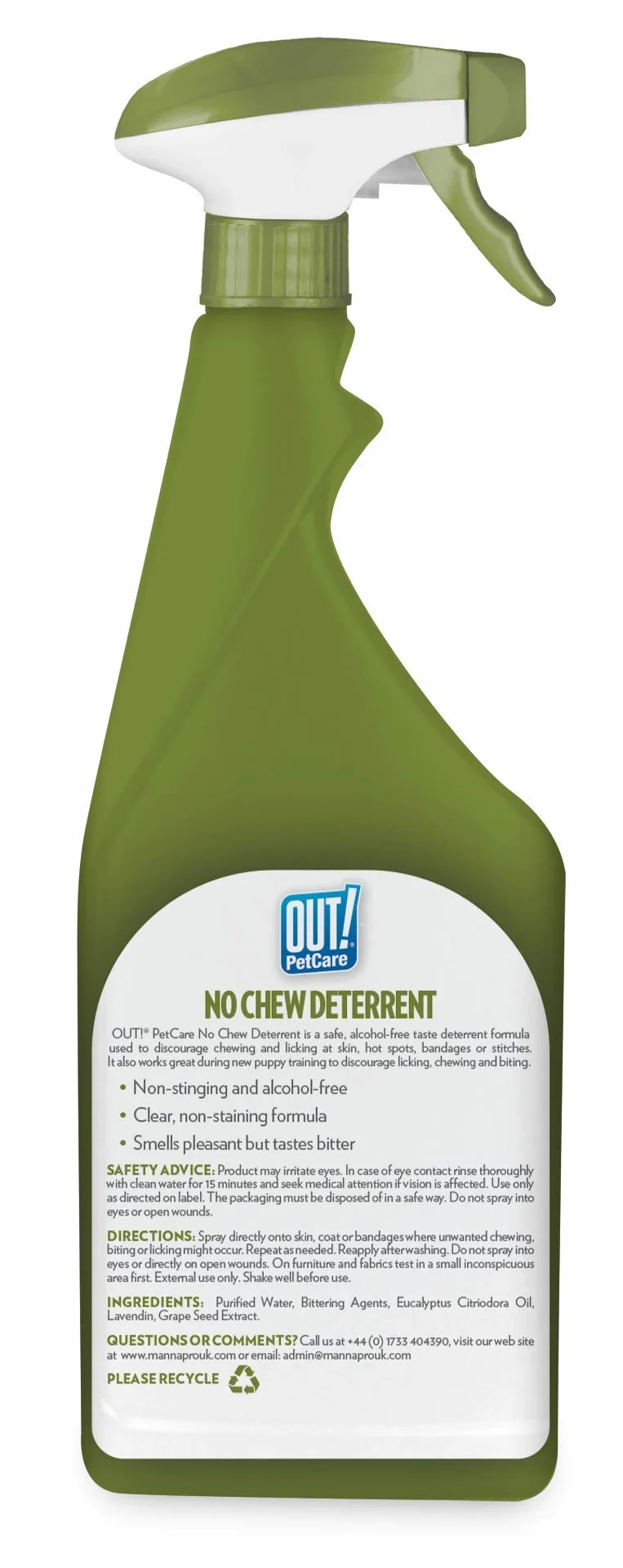 OUT! Sin chew deterrent, 500 ml