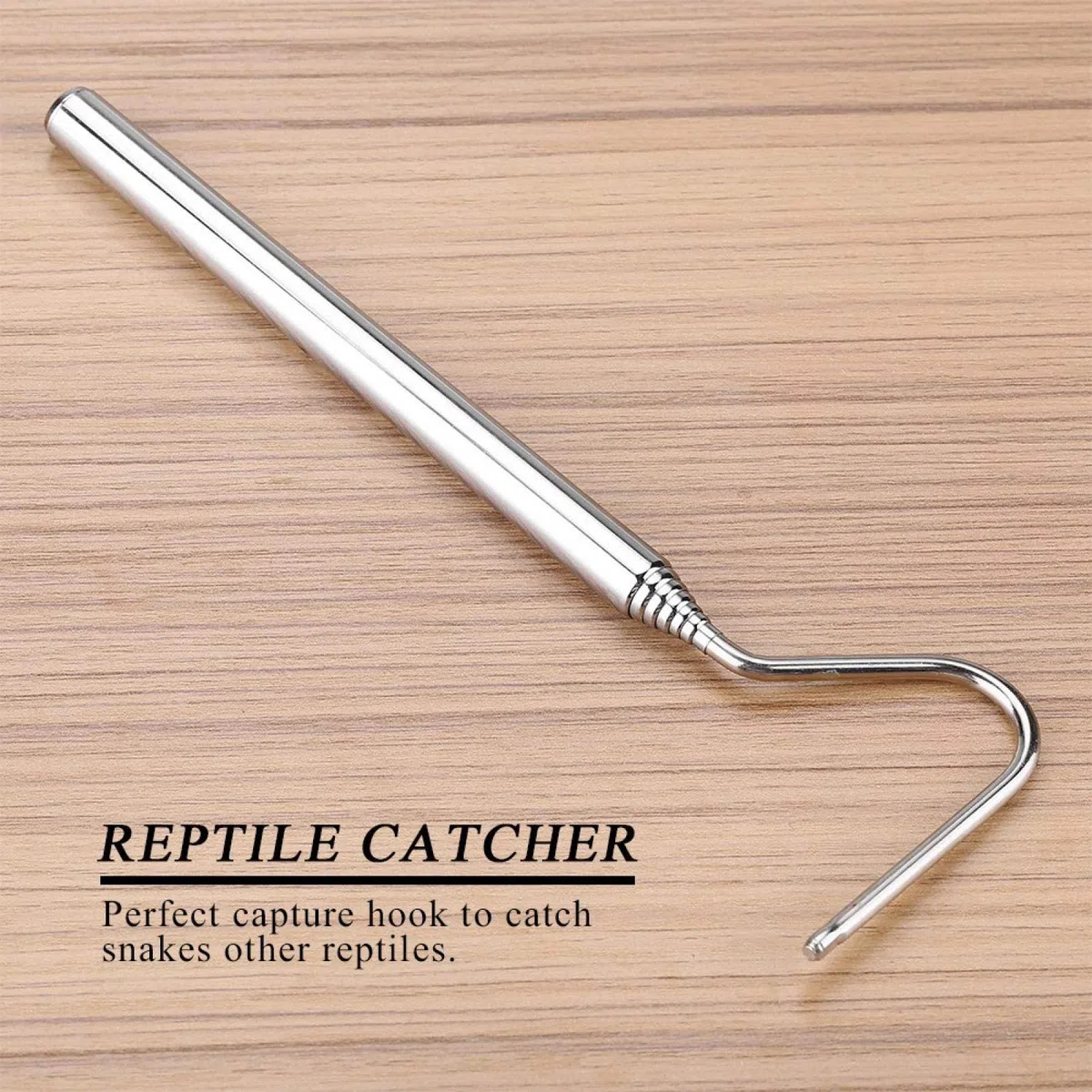 VBESTLIFE Gancho De Serpiente Extensible Portátil Herramienta De Manejo De Serpientes Gancho De Serpiente para Mascota Juguete De Serpiente Mango Antideslizante