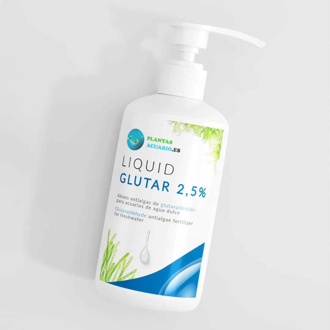 Abono Glutaraldehído para acuarios plantados 1 Litro, Suplemento de Carbono orgánico para Plantas acuáticas