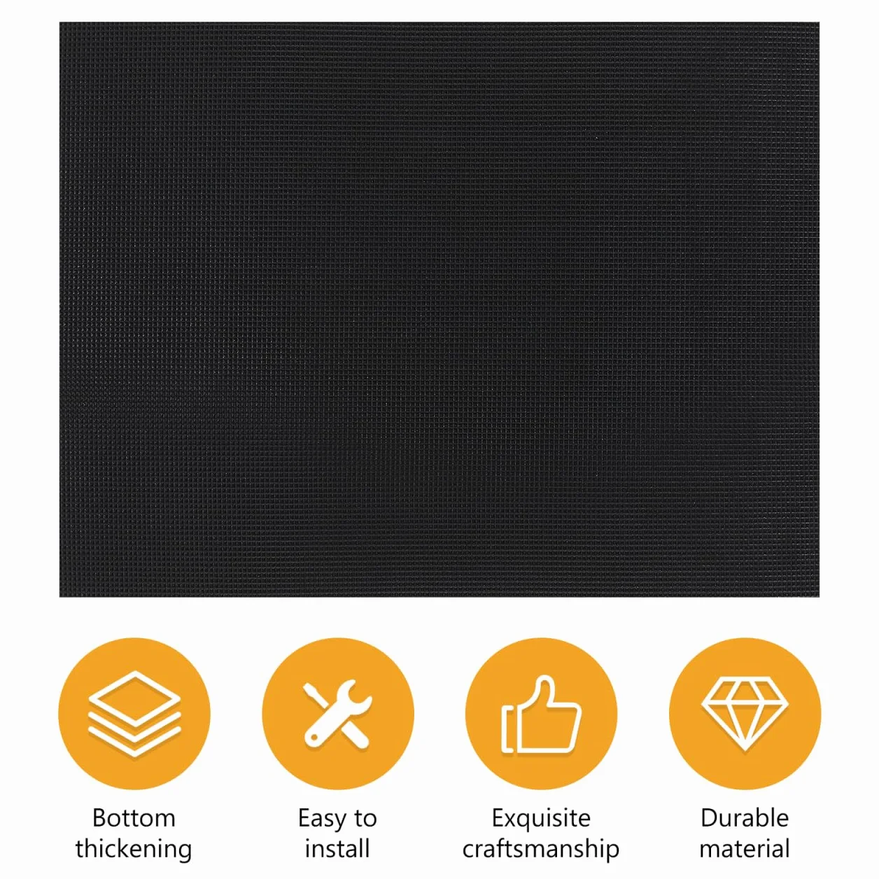 Garneck Alfombrilla de espuma antideslizante para acuario, 40 x 30 cm, para una nivelación óptima y protección de la mesa, accesorio impermeable para acuarios